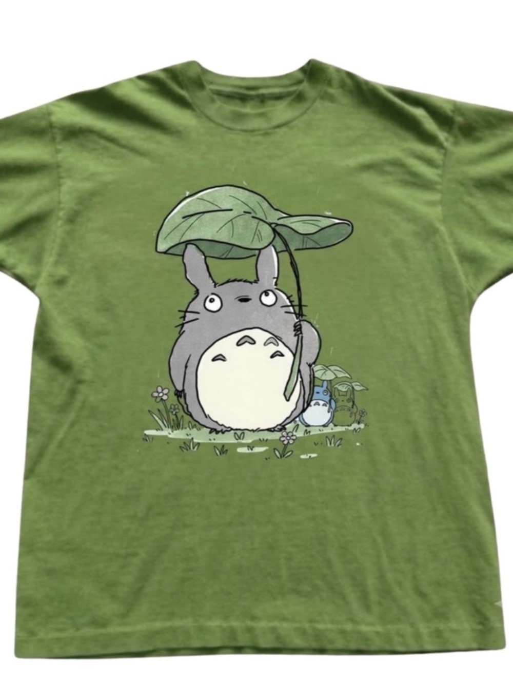 Military Green Totoro Graphic Tee